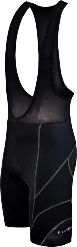 Funkier Force Active 17 Panel Bib Shorts - Black
