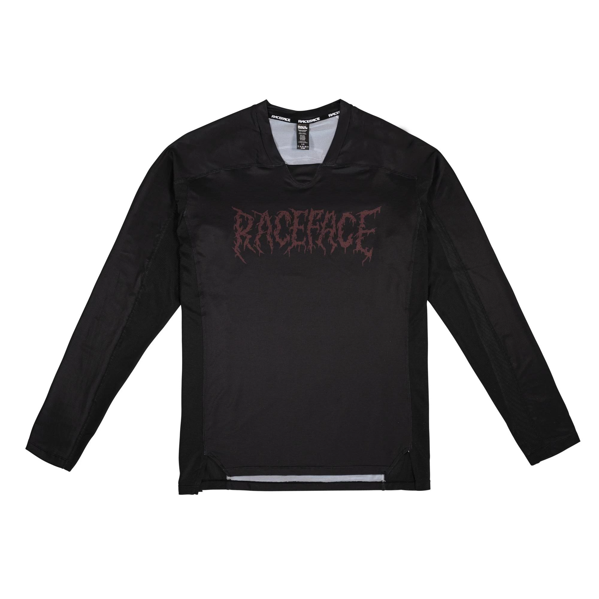 Race Face Diffuse Long Sleeve Jersey - Grey