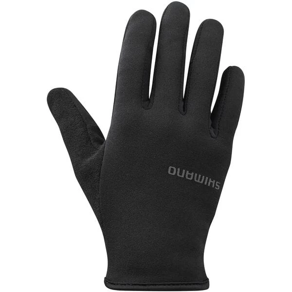 Shimano Light Thermal Long Finger Gloves - Black - Image 2