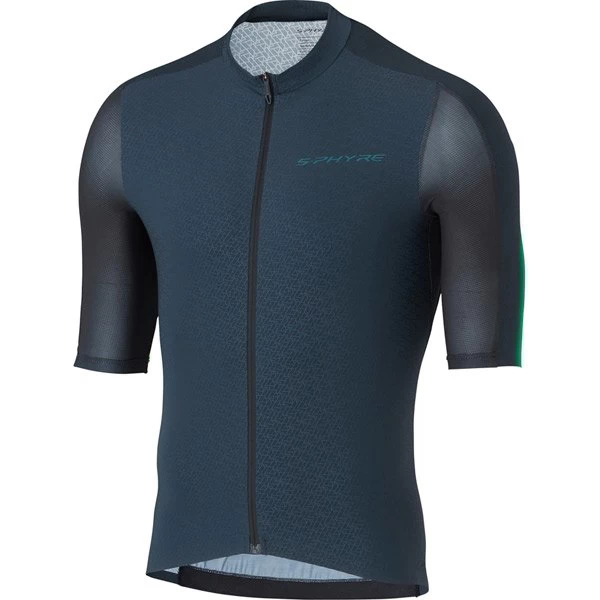 Shimano S-Phyre Flash Short Sleeve Jersey - Black/Green - Image 4
