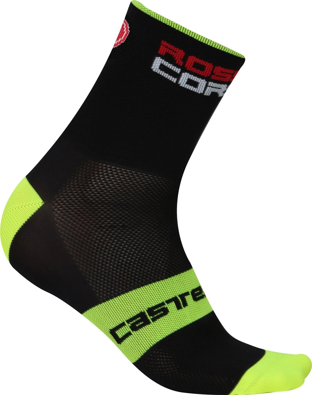 Castelli Rosso Corsa 6 Socks - White