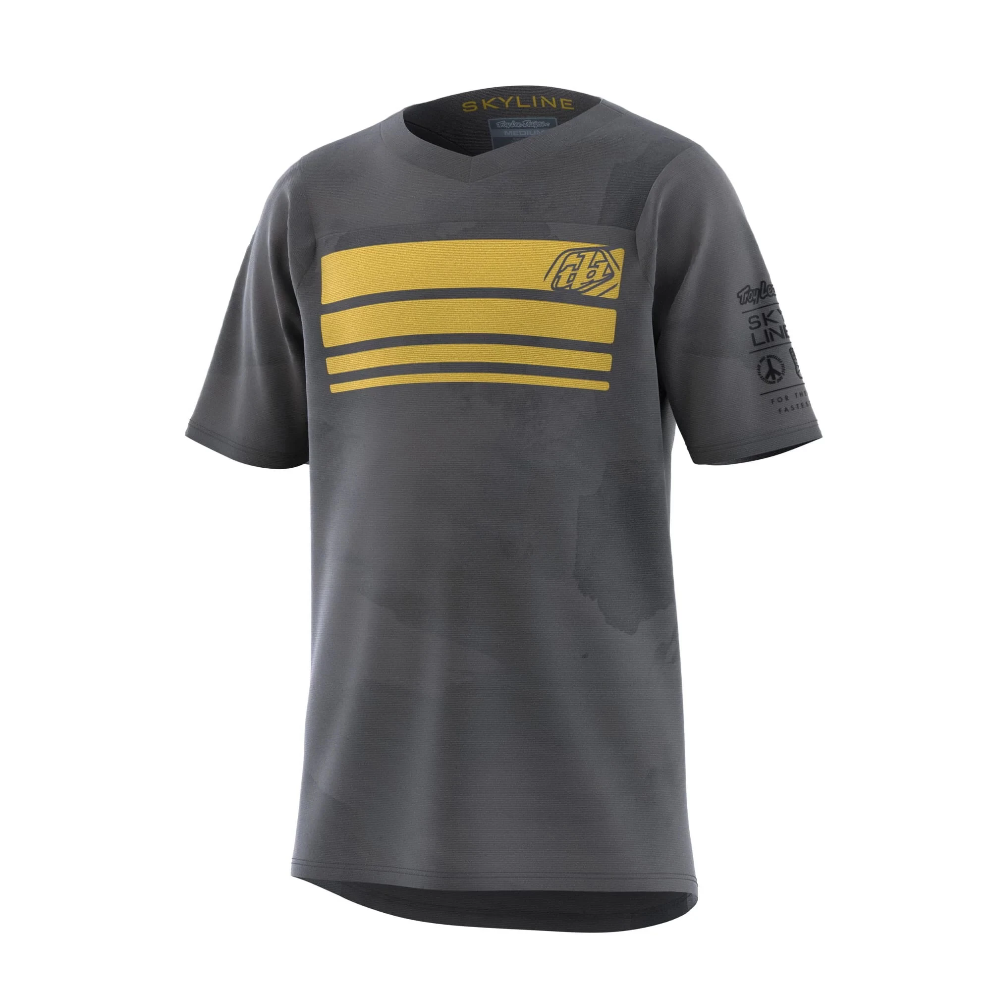 Troy Lee Designs Skyline Youth Short Sleeve Jersey - Blocks Charcoal - Image 5