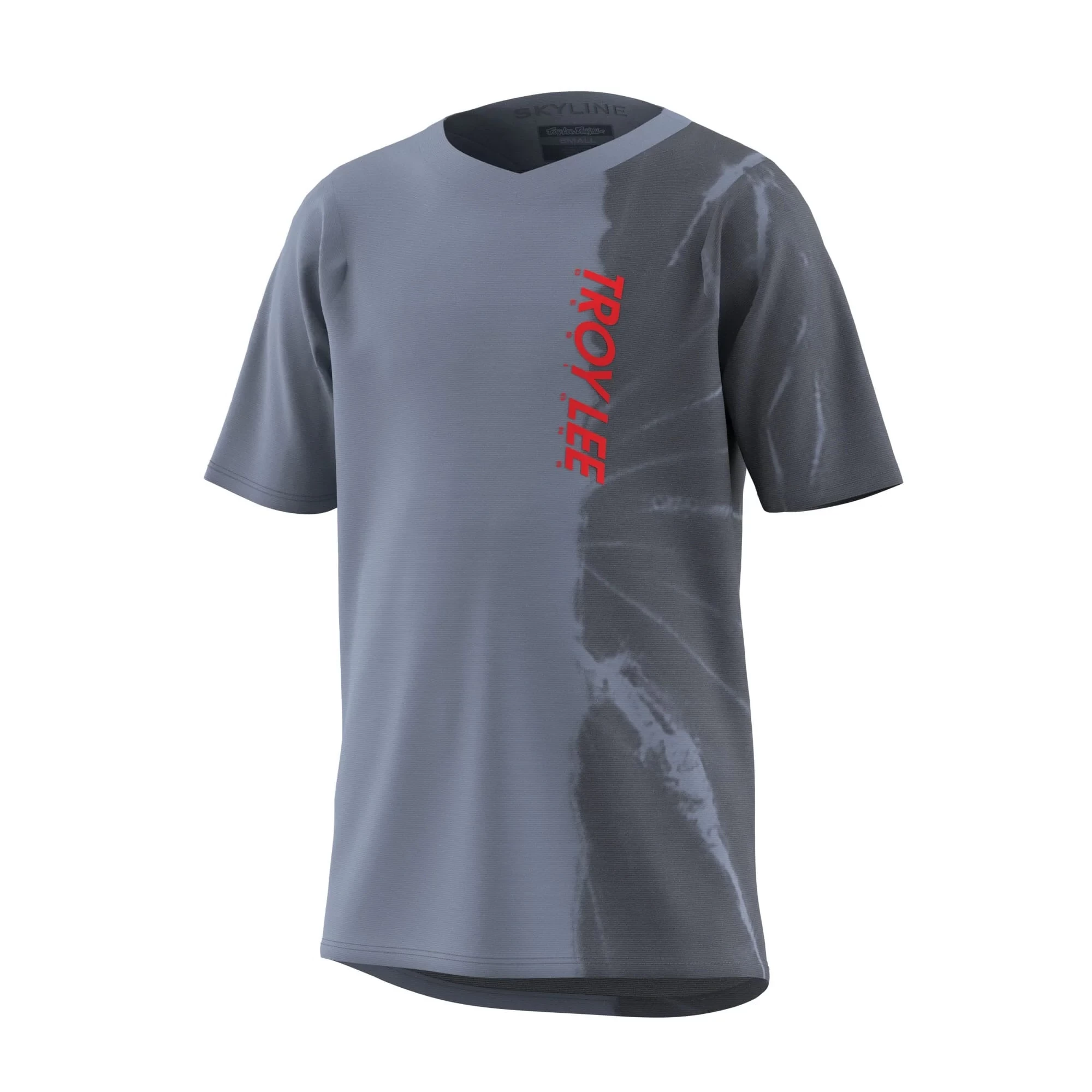 Troy Lee Designs Skyline Youth Short Sleeve Jersey - Blocks Charcoal - Image 6