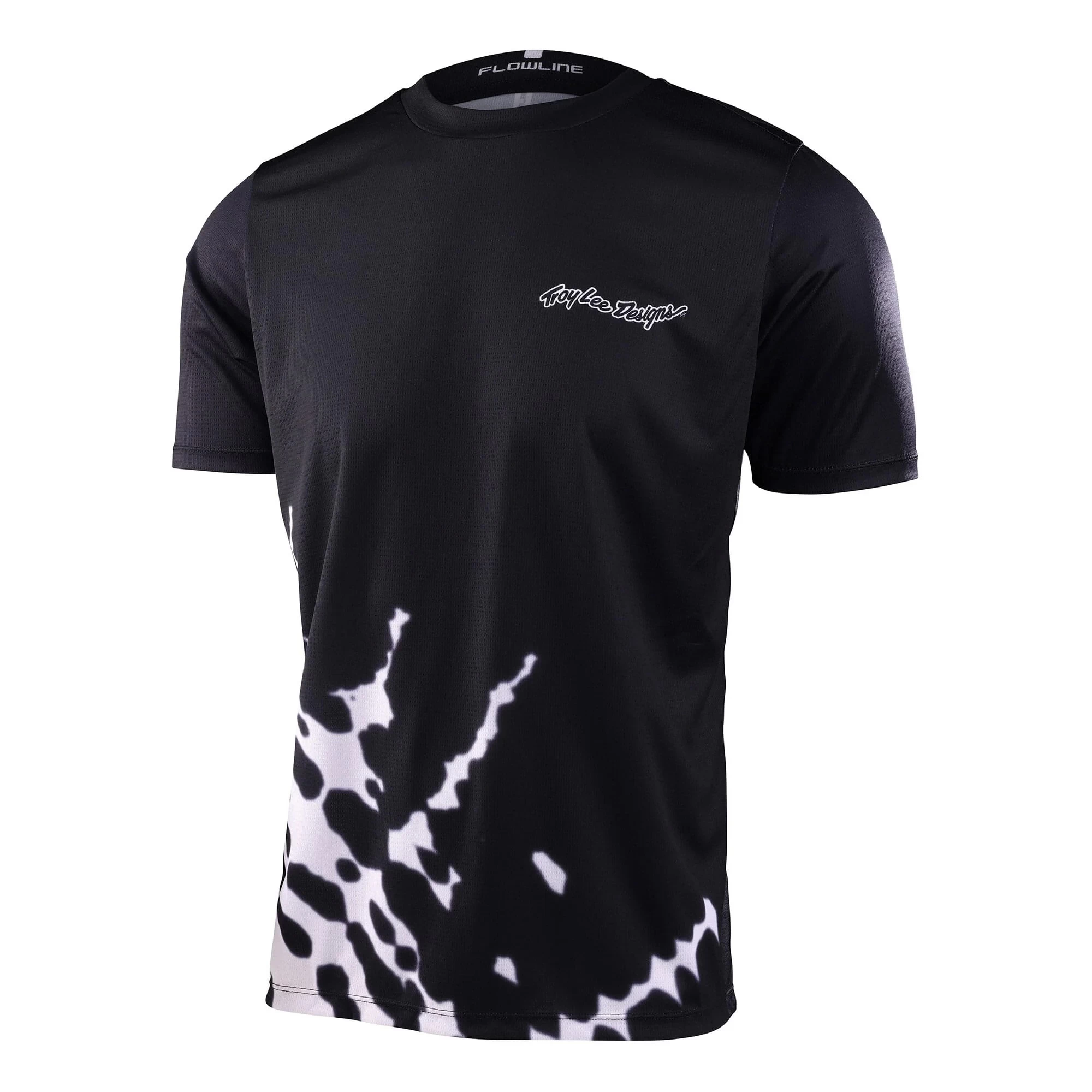Troy Lee Designs Flowline Men's Short Sleeve Jersey - Big Spin Black - Image 3