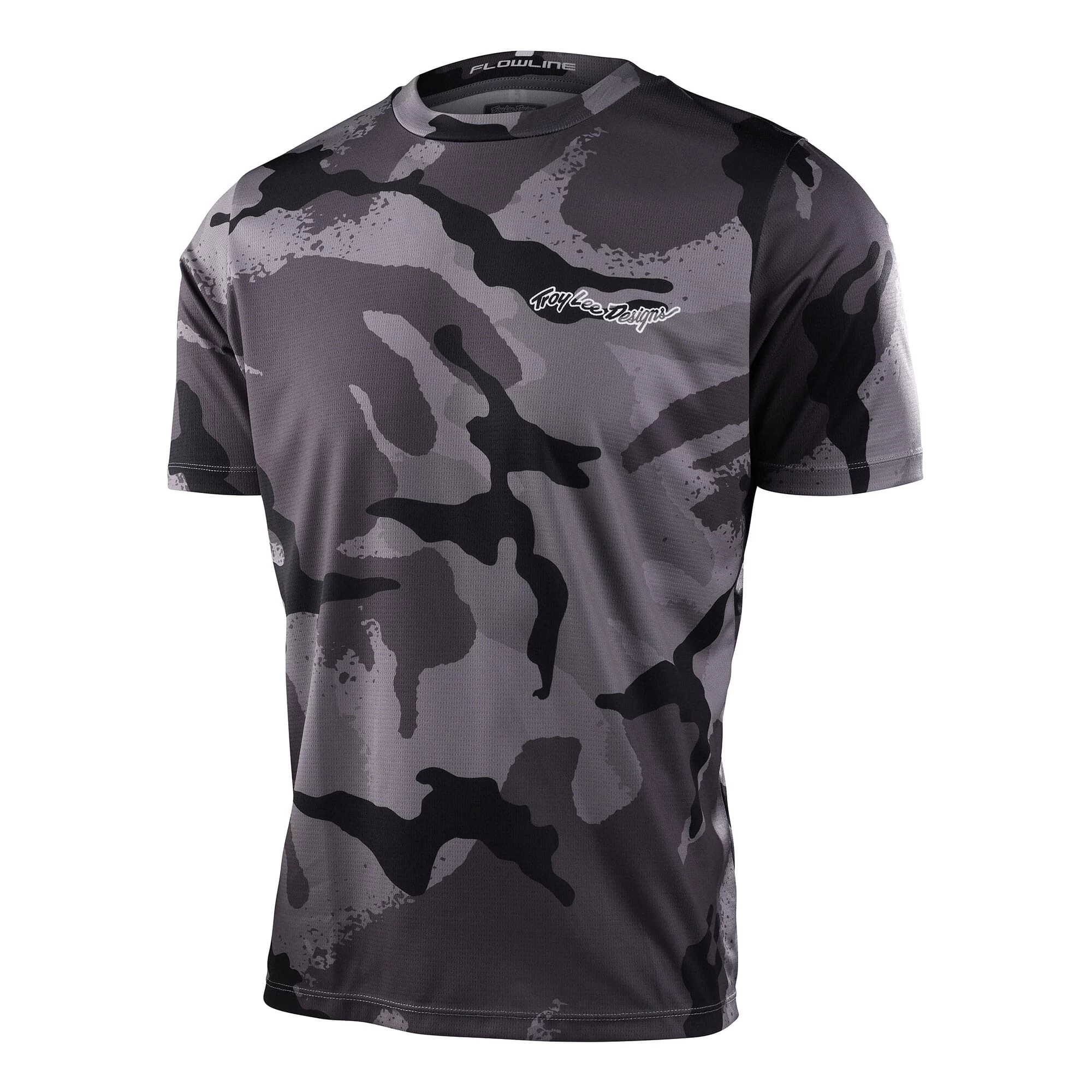 Troy Lee Designs Flowline Men's Short Sleeve Jersey - Big Spin Black - Image 4