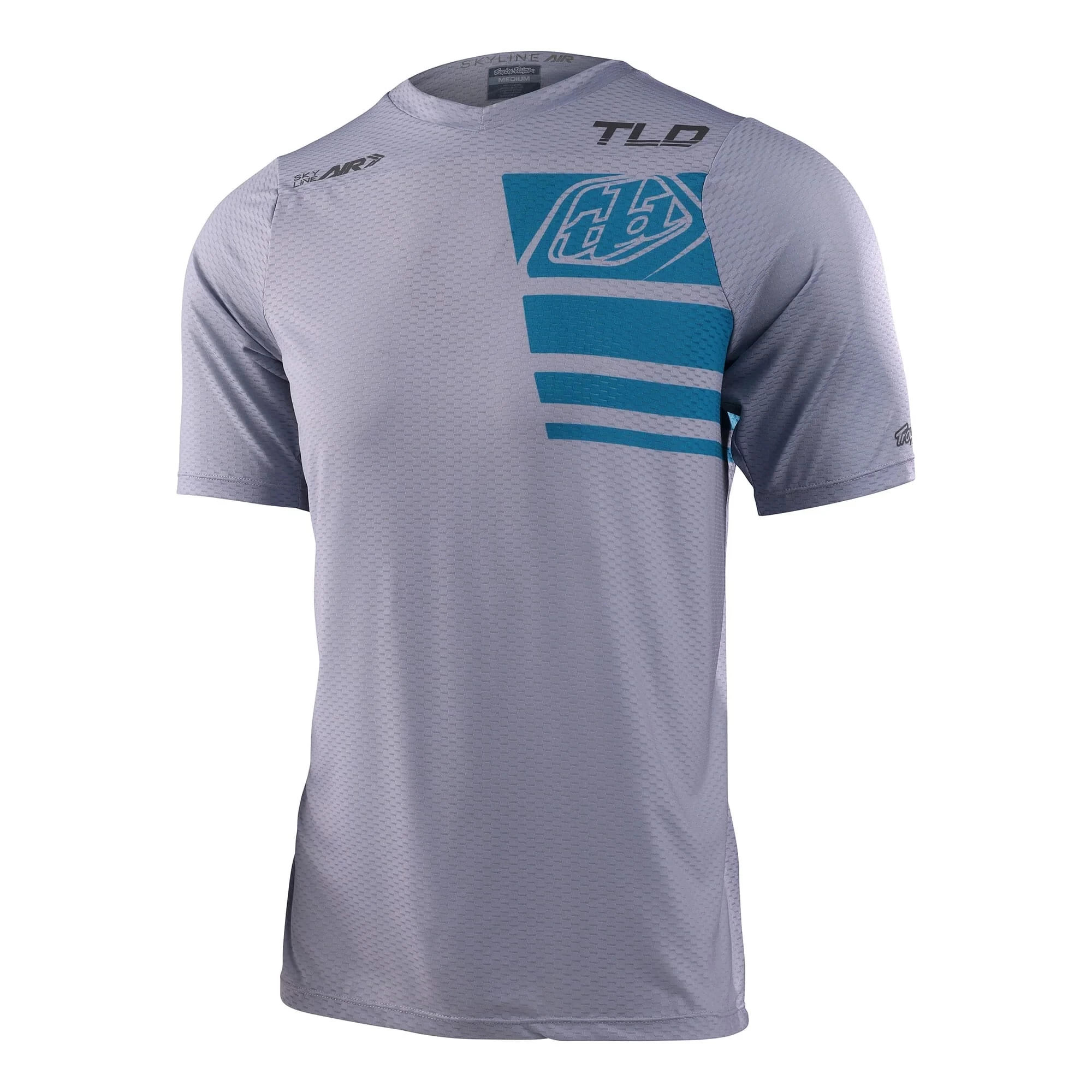 Troy Lee Designs Skyline Air Men's Short Sleeve Jersey - Mono Blue - Image 6