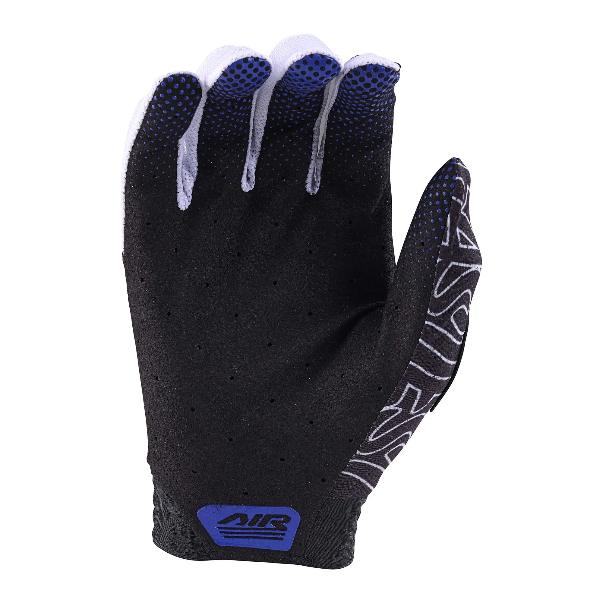 Troy Lee Designs Air Graphic Edition Long Finger Gloves - Richter Black/Blue - Image 9