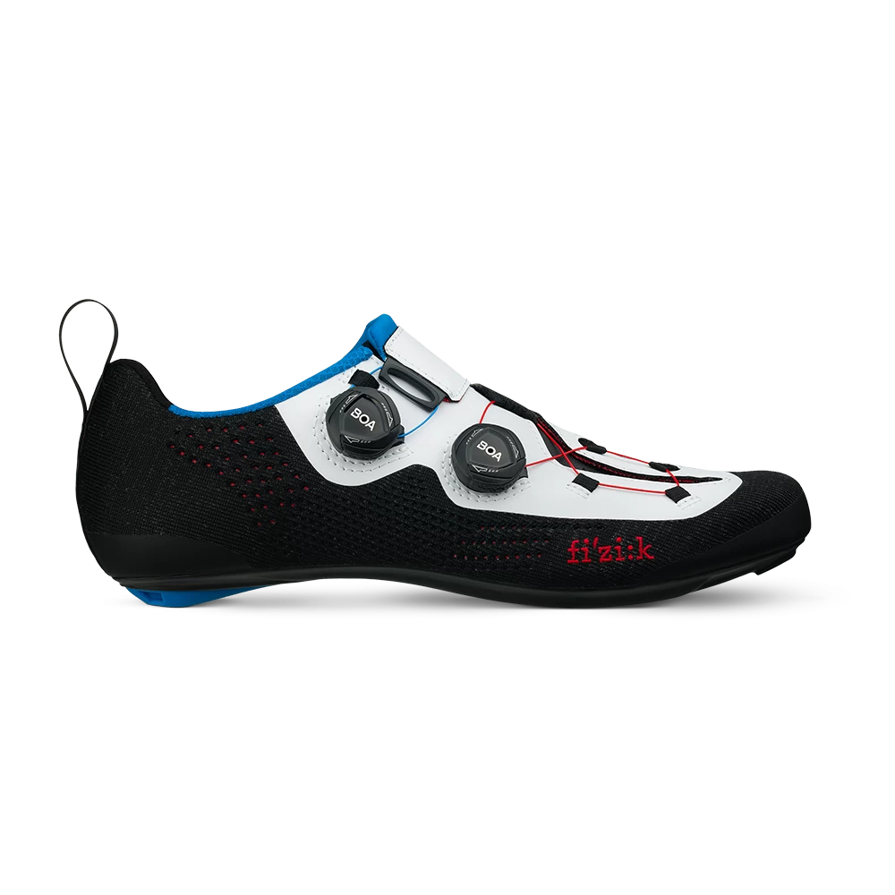 Fizik R1 Transiro Triathlon Shoes - Black/White - Image 6